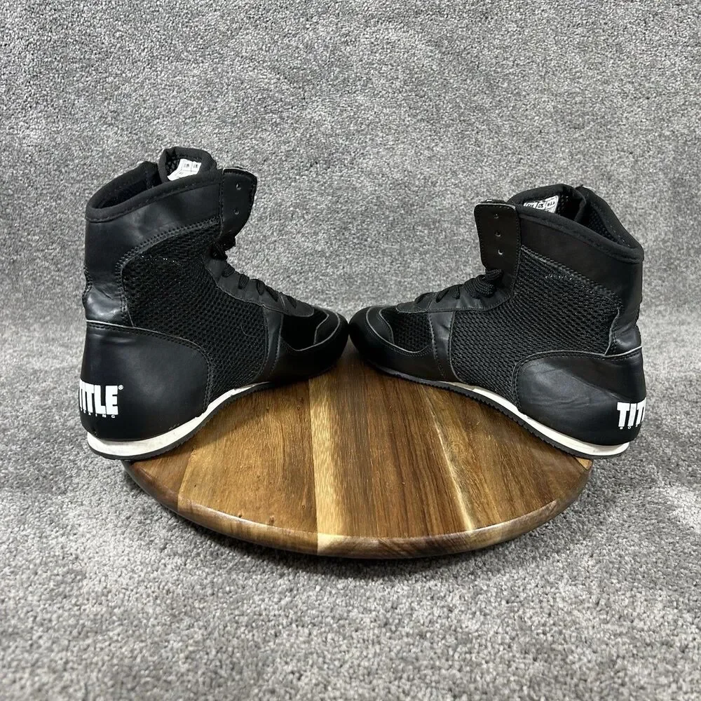 Title Boxing Speed-Flex Encore High-Top Men’s Size 8 Black Boxing Shoes Used